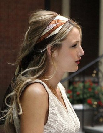 serena van der woodsen hair scarf headband